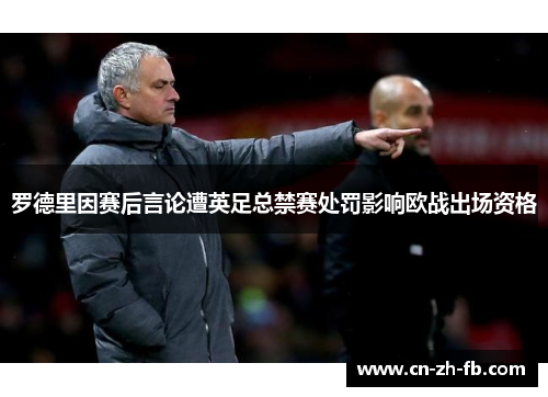 罗德里因赛后言论遭英足总禁赛处罚影响欧战出场资格 罗德里因赛后言论遭英足总禁赛处罚影响欧战出场资格