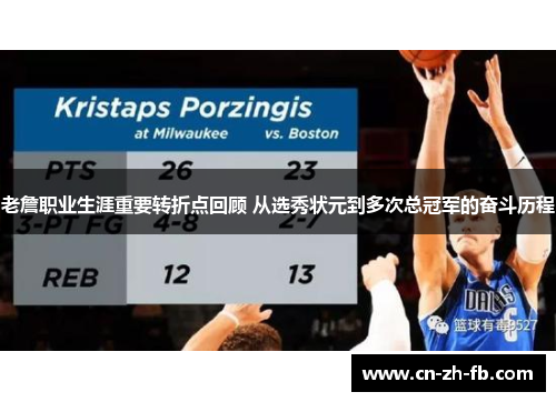 老詹职业生涯重要转折点回顾 从选秀状元到多次总冠军的奋斗历程